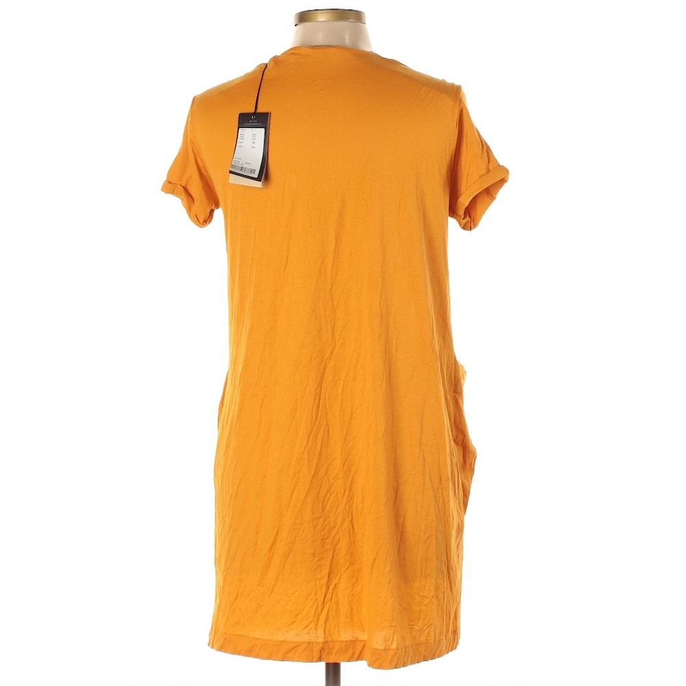 Piazza Sempione Orange Casual Dress with Necklace - Picture 2 of 14